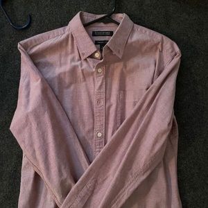 Banana Republic Mens Dress Shirt pink size small
